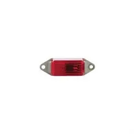 Trailer Marking Light, Red With White Base, 3.25 X 1-In. 1