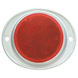 Trailer Reflector, Red, 3-In. 1