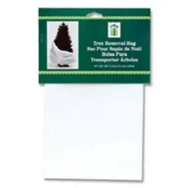 Tree Removal Bag With Clip Strip, White, 44 X 28 X 90-In. 1