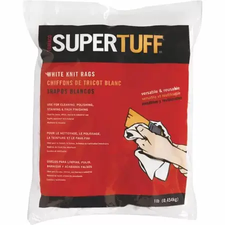Trimaco Supertuff 1 Lb. White Staining Rags 1