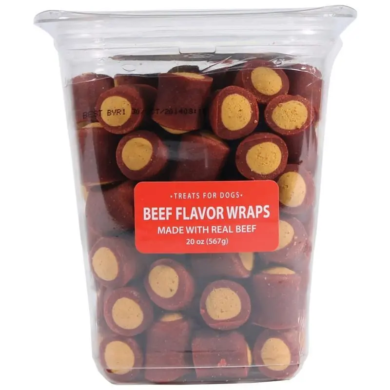 Triumph Beef Flavor Wraps Dog Treats 1