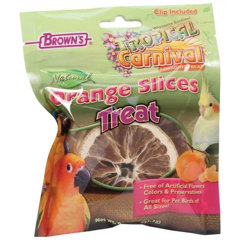 Tropical Carnival Naturals Orange Slices Bird Trt 1