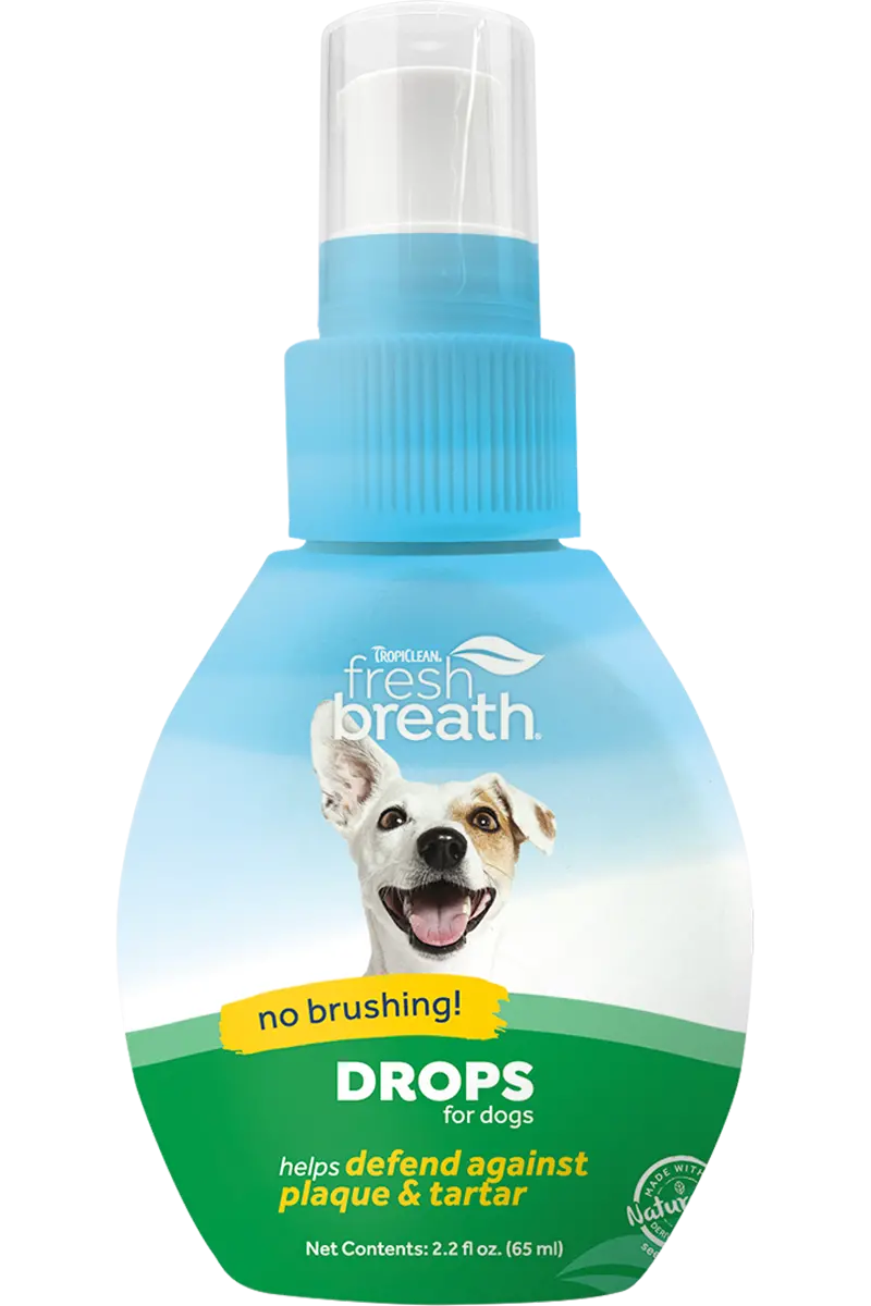 Tropiclean Fresh Breath Oral Care Drops For Dogs 1
