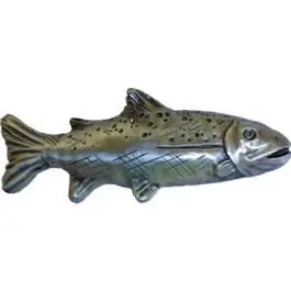 Trout Cabinet Pull,  Pewter 1