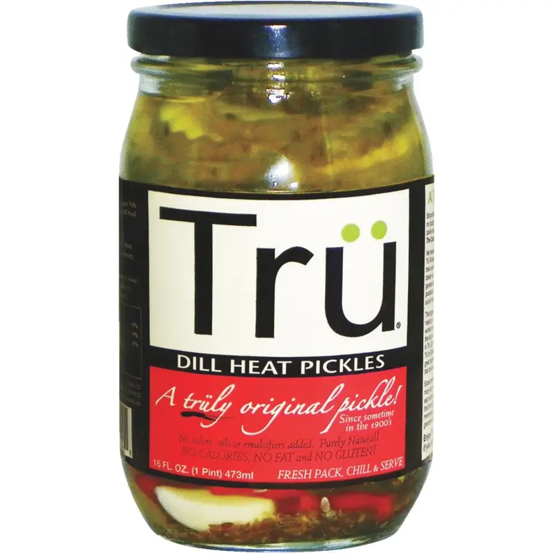 Tru 16 Oz. Dill Heat Pickles 1