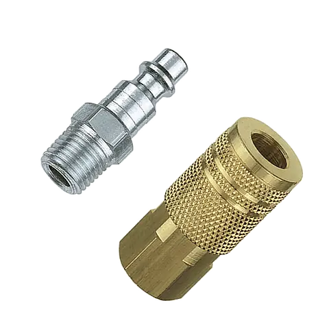 Tru-Flate 1/4" I/M Design X 1/4" Npt Mixed Plug/Coupler Set 1