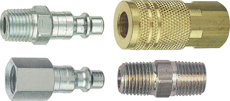 Tru-Flate Style Coupler/Plug Set 1/4 In 2