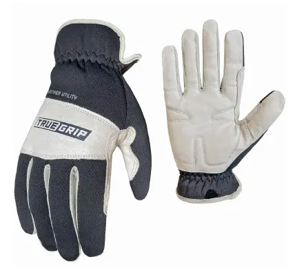 True Grip Premium Leather Hybrid Gloves Mens 1