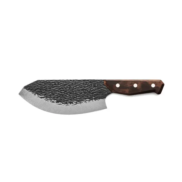 True Primal Forge Rocker Butcher Knife Rustic Cutlery 1
