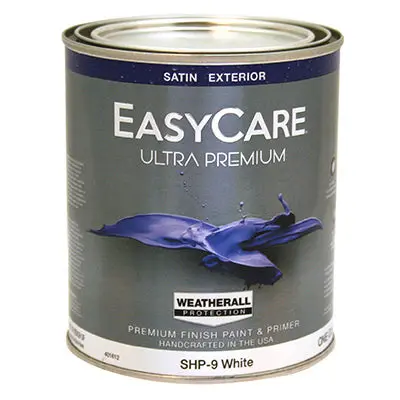 True Value Easycare Ultra Premium Weatherall Exterior House Paint White Satin Acrylic 1