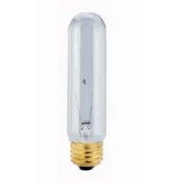Tubular Light Bulb, Clear, 180 Lumens, 25-Watts 1