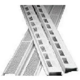 Under Eave Soffit Vent, White, Aluminum, 8-In. 1