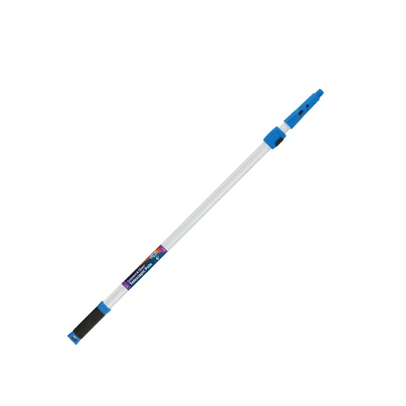Unger Telescopic Pole W/ Connect & Clean Locking Cone And Quick-Flip Clamps 1