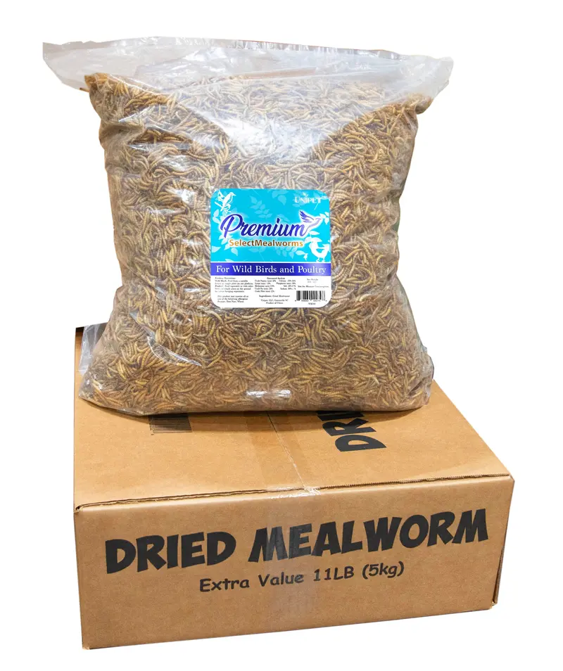 Unipet Usa Dried Mealworms 11 Lb Value Box 1