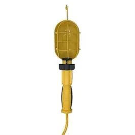 Utility Trouble Light, 14/3, Yellow, 100-Watts, 25-Ft. 1