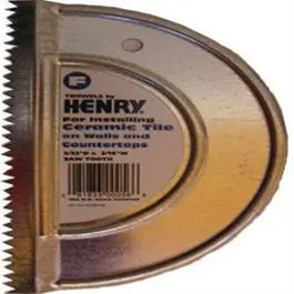 V Notch F Trowel, 5/32 X 3/16-In. 1