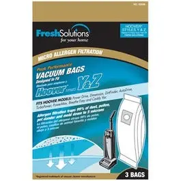 Vacuum Cleaner Bags, Y & Z Style, 3-Pk. 1