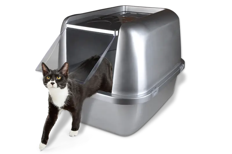 Van Ness Ez Clean Enclosed Cat Litter Pan 1