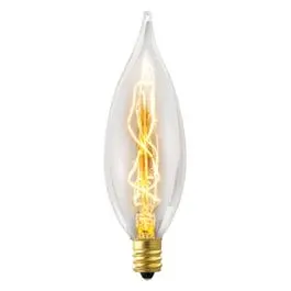 Vintage Edison Light Bulb, Candelabra Base, 25-Watts 1