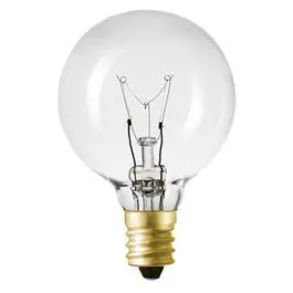 Vintage Incandescent Bulb, Clear, Dimmable, 20 Lumens, 5-Watt, 2-Pk. 1
