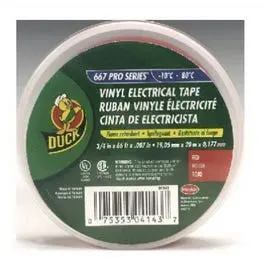 Vinyl Electrical Tape, Red, .75-Inch X 66-Ft. 1