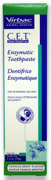 Virbac C.E.T. Enzymatic Pet Toothpaste Vanilla Mint Flavor For Dogs And Cats 1