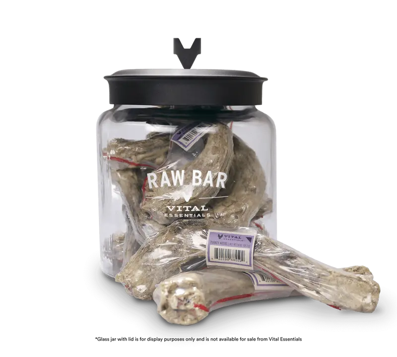 Vital Essentials Raw Bar Freeze Dried Raw Turkey Necks Dog Snacks 1