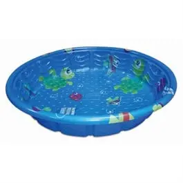 Wading Pool, Blue Fish Print, 45-In. Round 1
