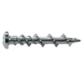 Wall Dog And Screws, Chrome, Phillips, 1-1/4-In., 4-Pk. 1