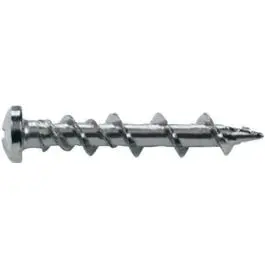 Wall Dogs & Screws, Black, Phillips Head, 1.25-In., 20-Pk. 1
