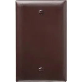 Wall Plate, Blank, Urea, Brown 1