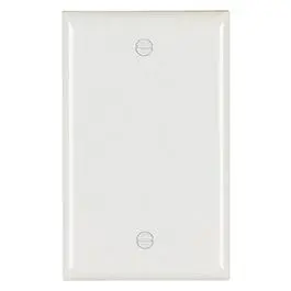 Wall Plate, Blank, Urea, White 1