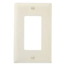 Wall Plate, Decorator Opening, Almond Nylon, 10-Pk. 1