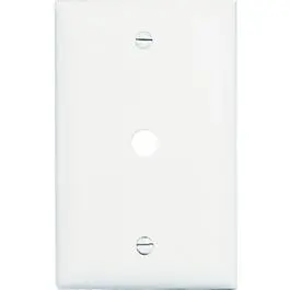 Wall Plate, Telephone Hole, White 1