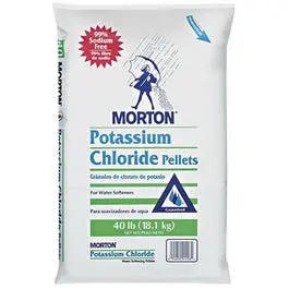 Water Softening Pellets, Potassium Chloride, 40-Lbs. 1