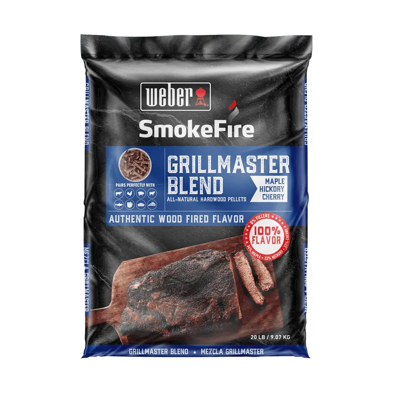Weber Grillmaster Blend All-Natural Hardwood Pellets 1