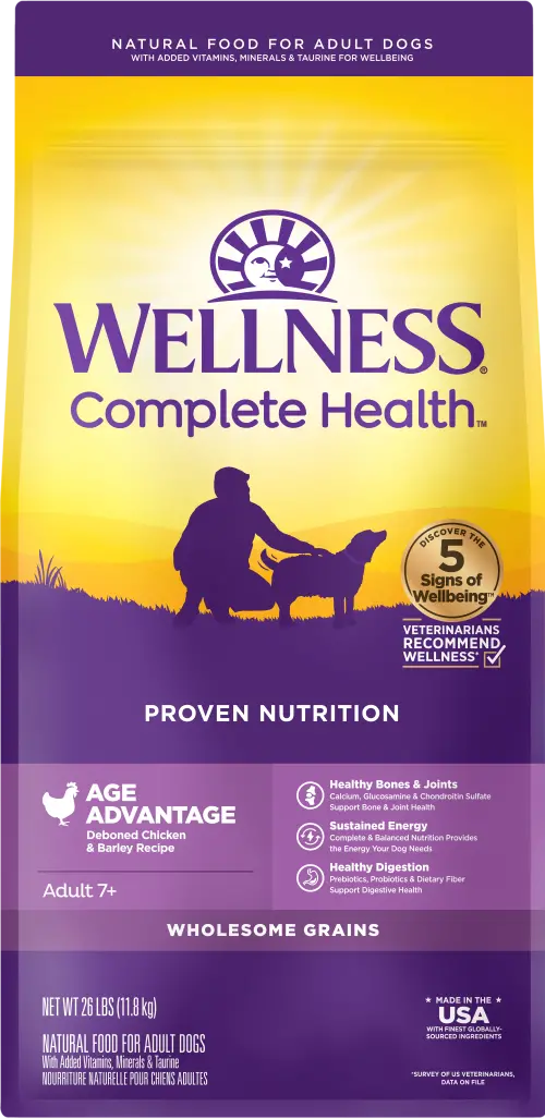 Wellness Complete Health Grained Age Advantage Deboned Chicken & Barley Recipe Dry Dog Food 1