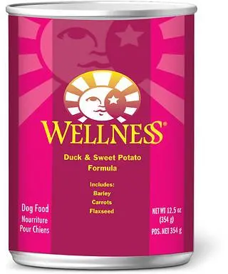 Wellness Complete Health Natural Duck And Sweet Potato Recipe Wet Canned Dog Food 1