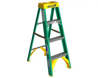 Werner 4Ft Type Ii Fiberglass Step Ladder 5904 1