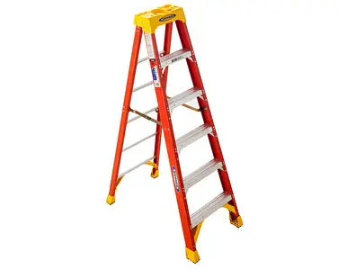 Werner 6Ft Type Ia Fiberglass Step Ladder 6206 1