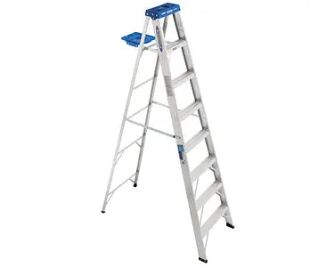 Werner 8Ft Type I Aluminum Step Ladder 368 1