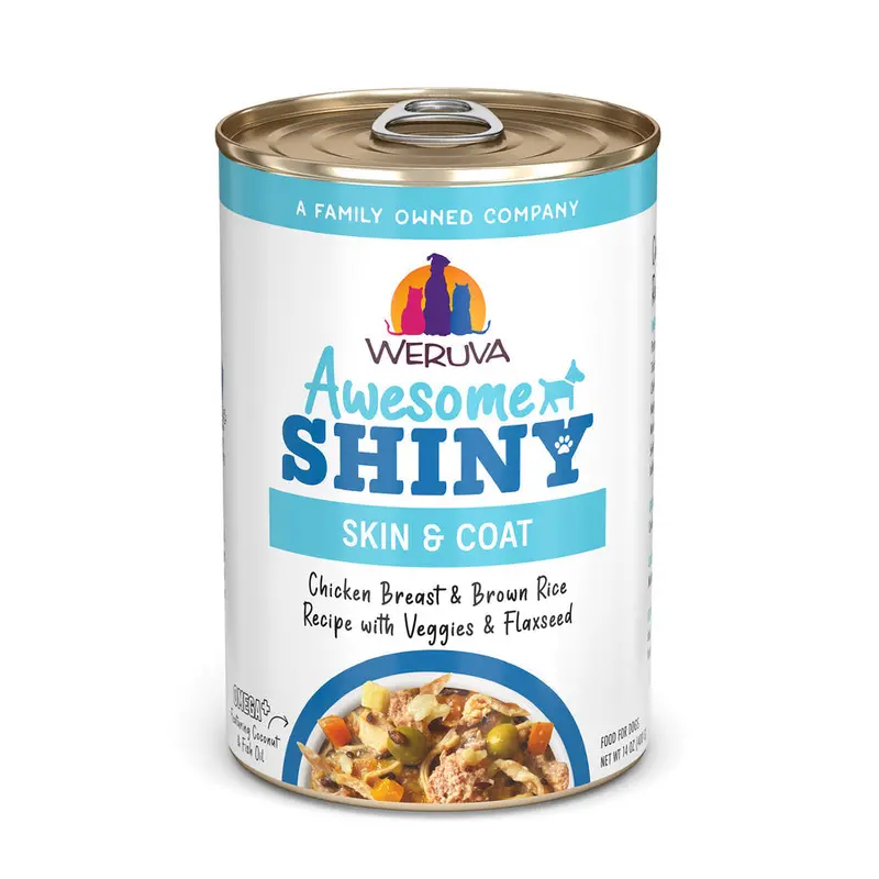 Weruva Awesome Shiny Chicken Breast & Brown Rice Recipe With Veggies & Flaxseed In Broth Dog Food 1