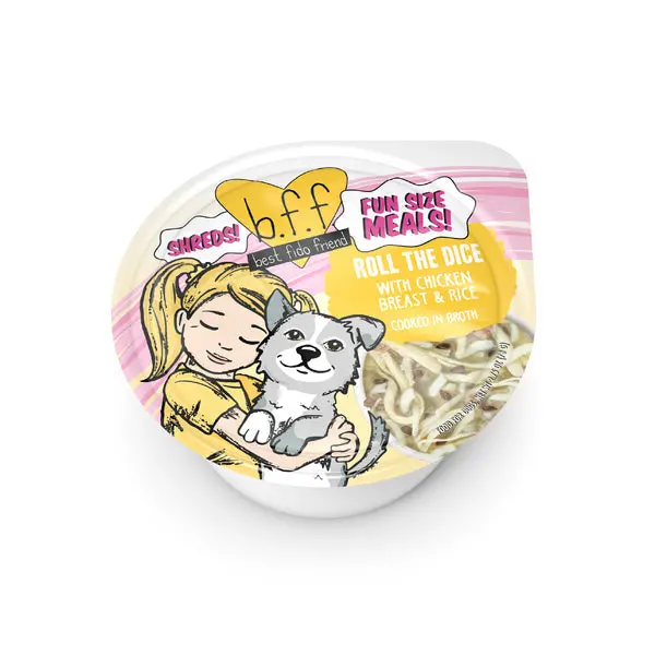 Weruva Bff Fun Size Meals Roll The Dice With Chicken Breast & Rice Dog Wet Food 1