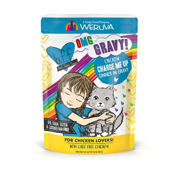 Weruva Bff Omg Chicken Charge Me Up Dinner In Gravy Wet Cat Food 1