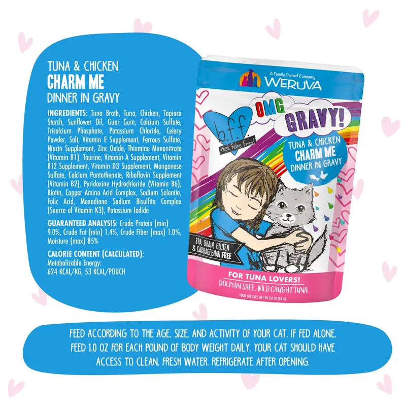 Weruva Bff Tuna & Chicken Charm Me Recipe Pouches Wet Cat Food 2