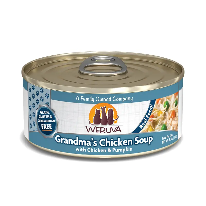 Weruva Grain Free Grandma's Chicken Soup With Chicken & Pumpkin Canned Cat Food 1