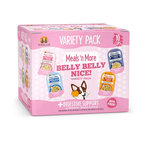 Weruva Meals 'N More Belly Belly Nice! Digestive Support Variety Pack Dog Food 1