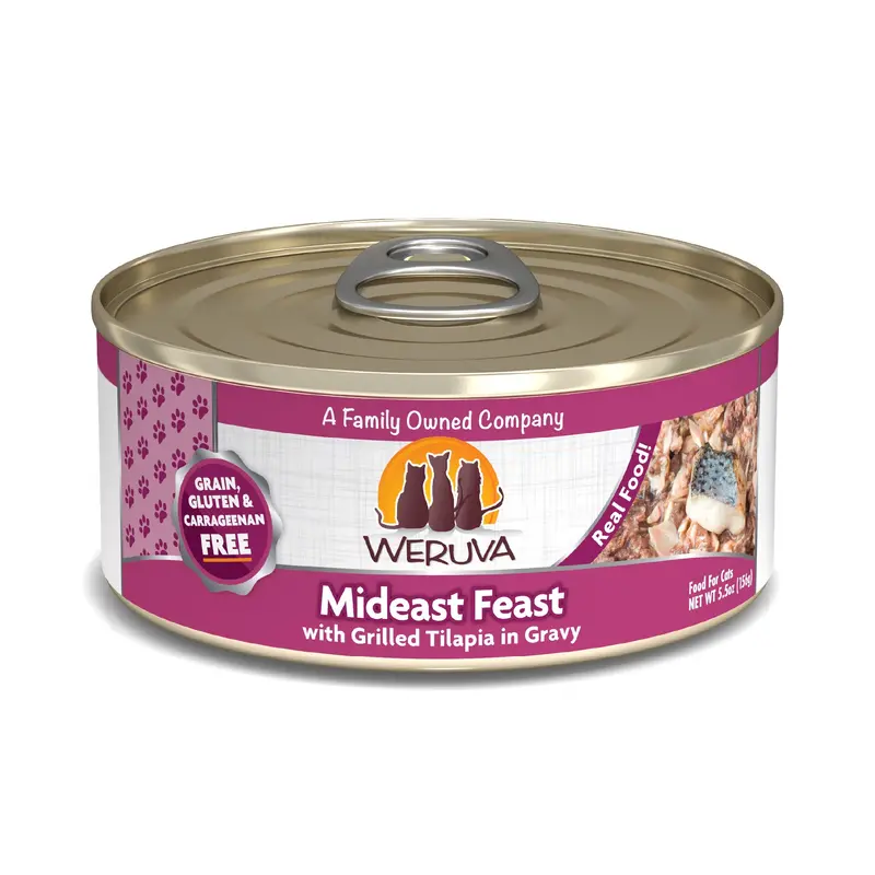 Weruva Mideast Feast With Grilled Tilapia Canned Cat Food 1