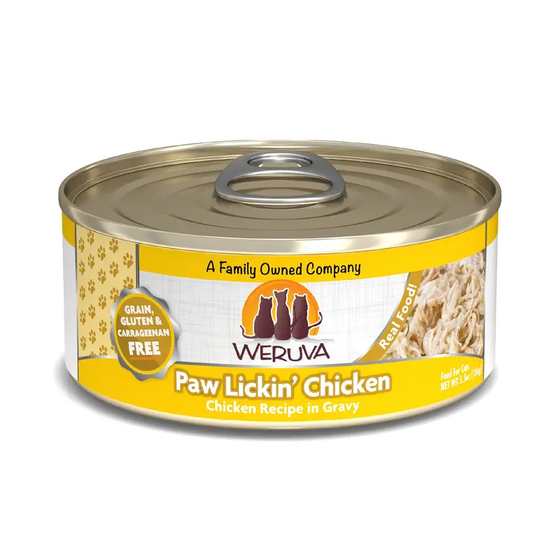 Weruva Paw Lickin’ Chicken Chicken Recipe In Gravy Canned Cat Food 1