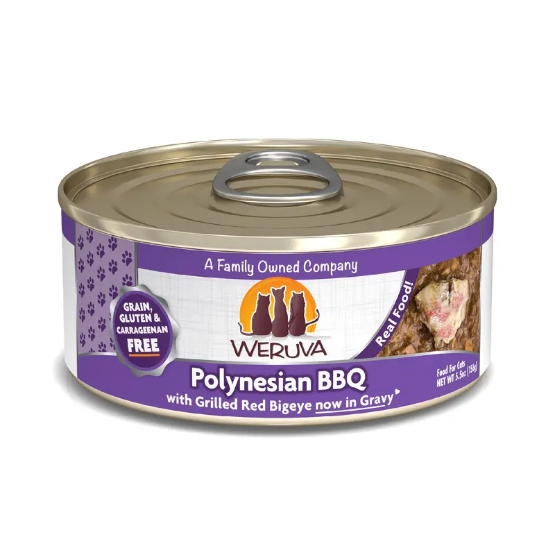 Weruva Polynesian Bbq With Grilled Red Big Eye Canned Cat Food 1
